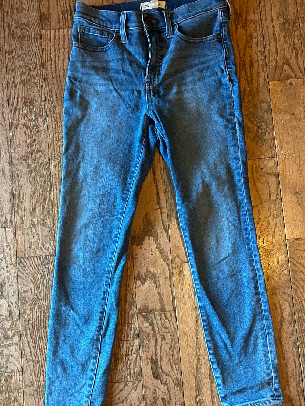 Madewell Women's Skinny Jeans in Medium Blue Wash size 25 petite